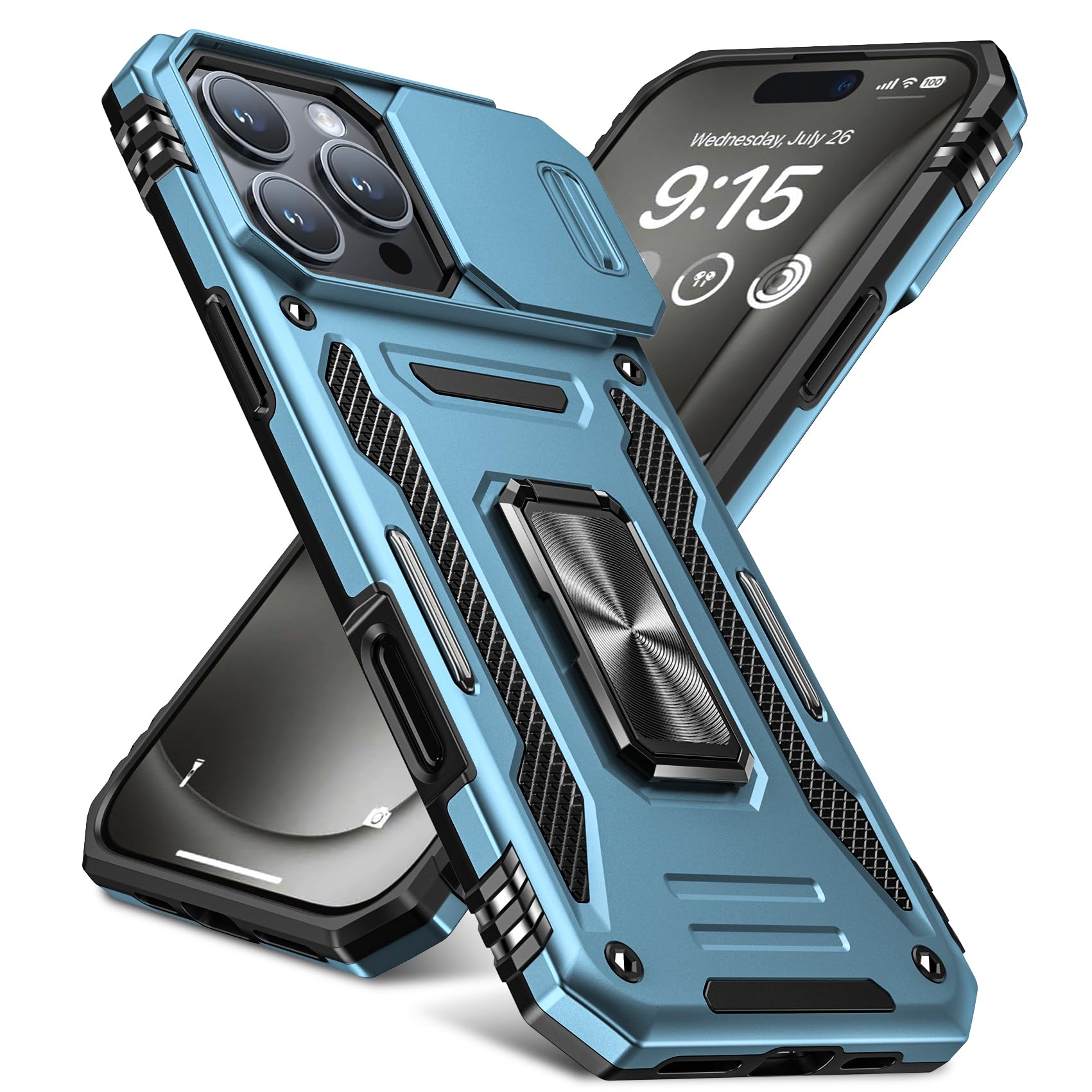 米軍　 Amazon.co.jp: PNEWQNE 対応 iPhone 16 Pro Max 用のケース リング付き